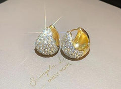 Brinco Pérola Allure Joias Banhado em ouro 14k