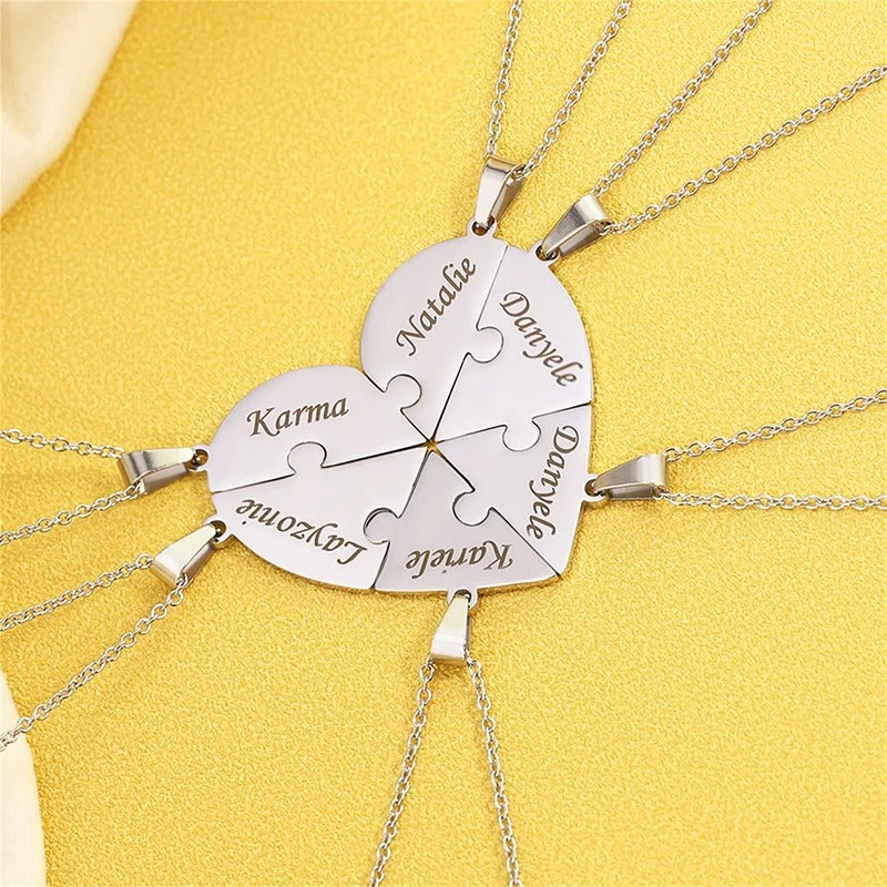 Colar Quebra Cabeça Personalizável